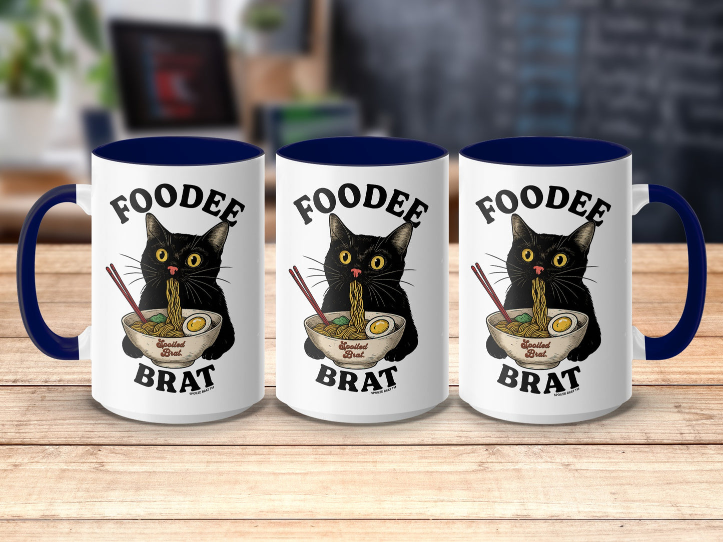 FooDee Brat Cat Lover Noodle Lover Design Mug product
