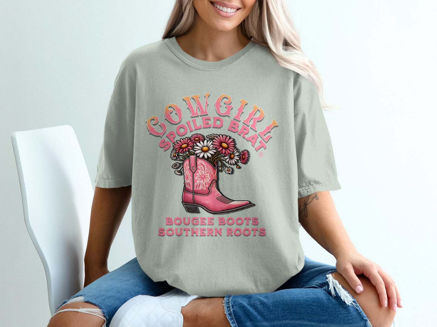Cowgirl Spoiled Brat Boujee Boots Southern Roots product type