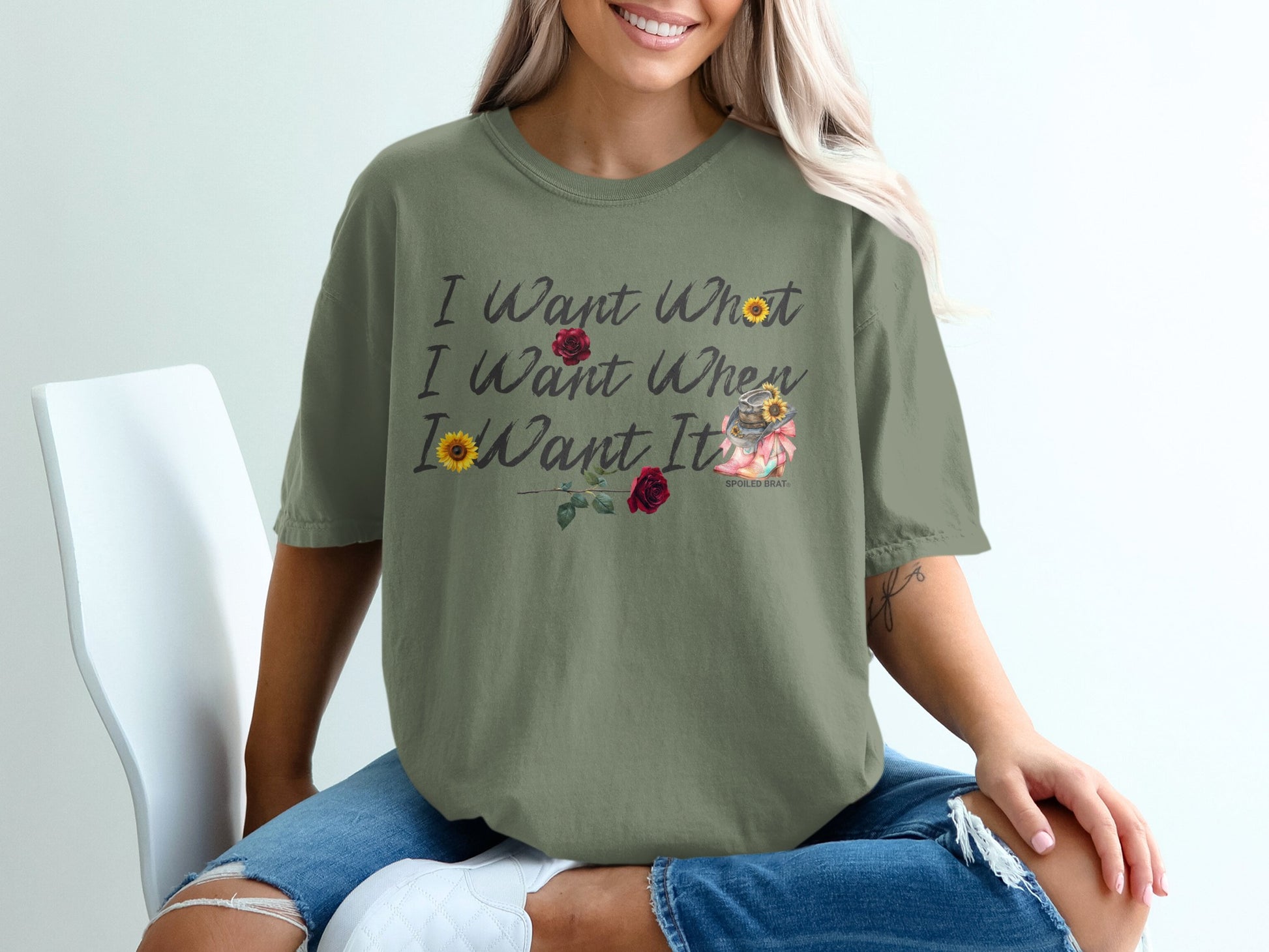 I Want What I Want When I Want It T-Shirt product type