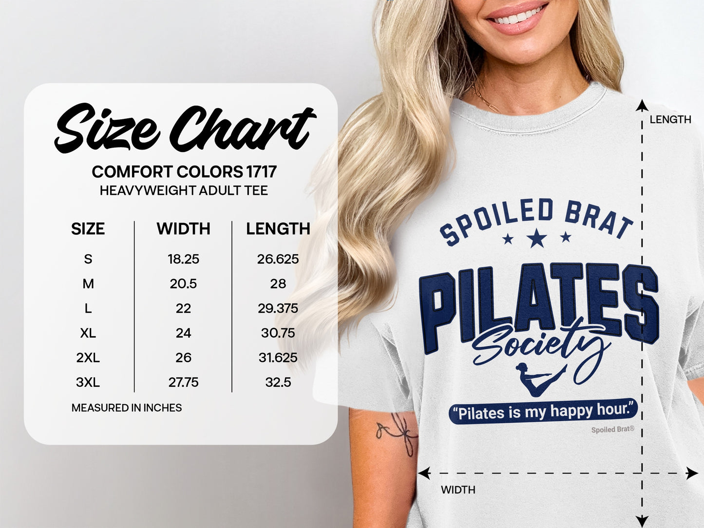 Spoiled Brat Pilates Society Adult Tee product