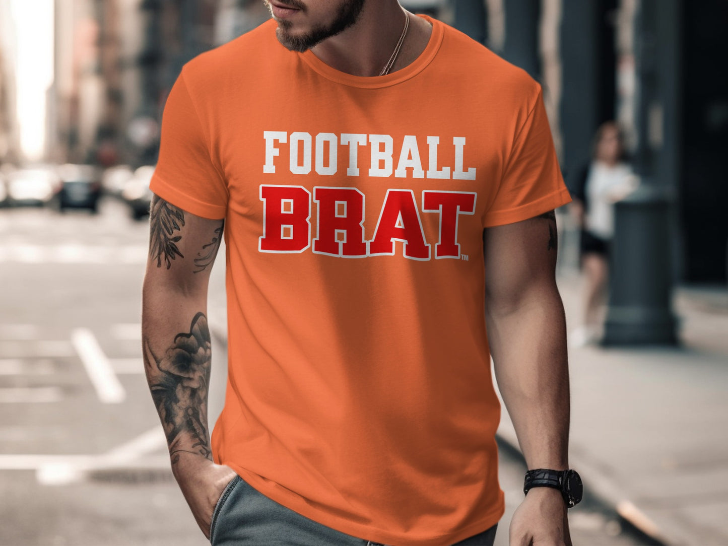 Football Brat Graphic Tee Sports Themed Product