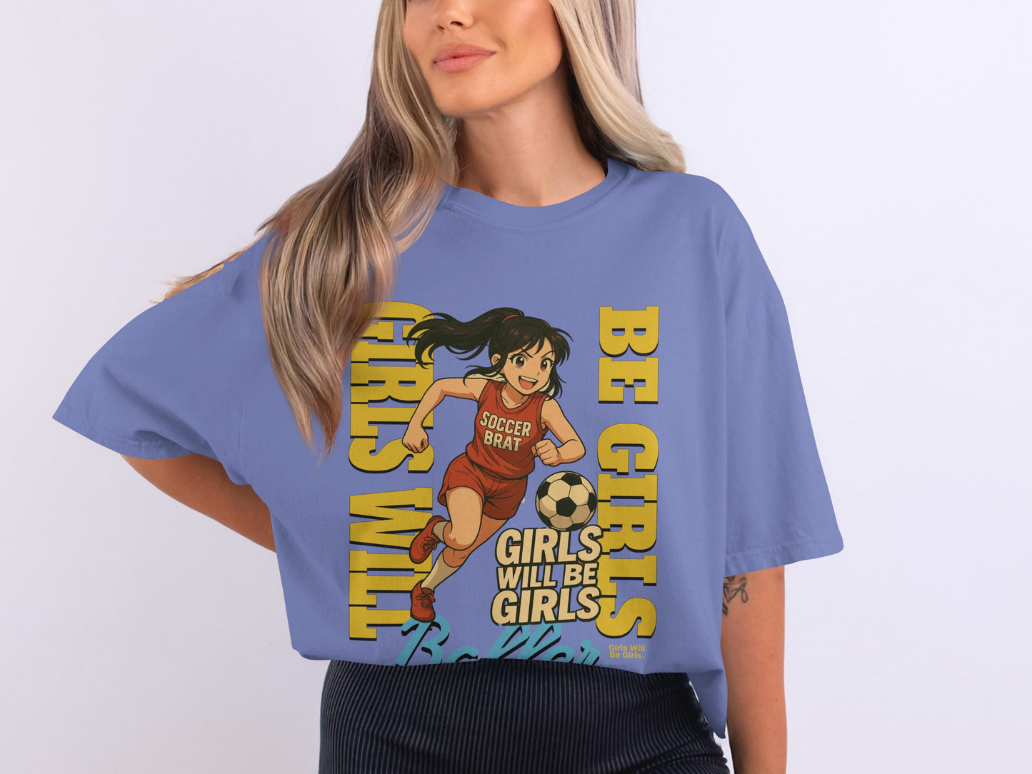 Soccer Brat Girls Will Be Girls Graphic Tee product