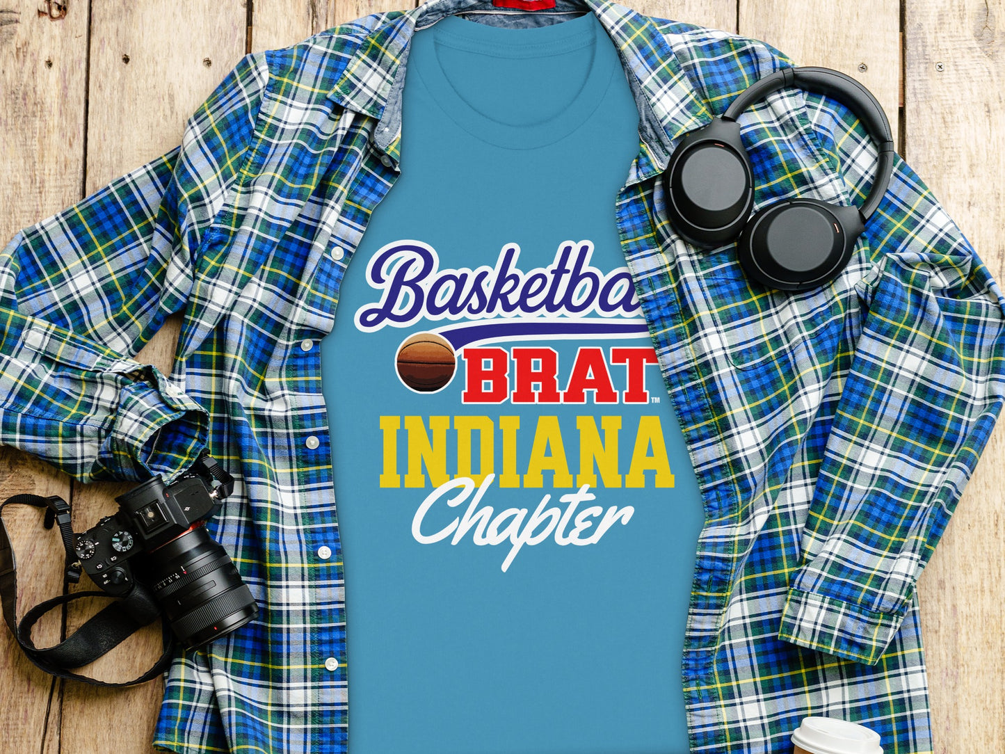 Basketball Brat Indiana Chapter Graphic Shirt product