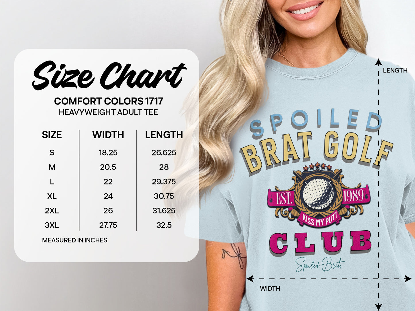 Spoiled Brat Golf Club Established 1989 Adult Tee product