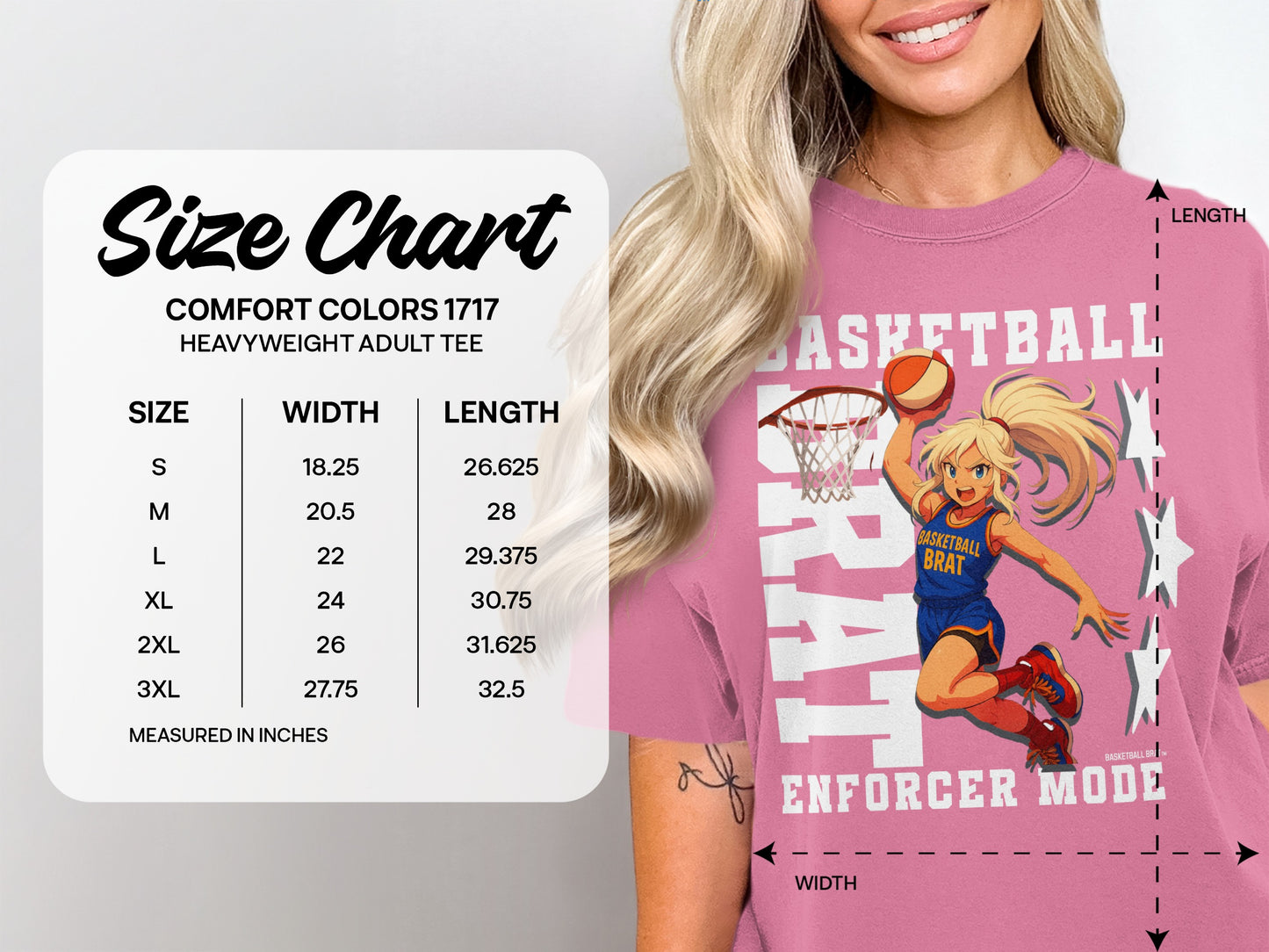 Basketball Brat Enforcer Mode Adult Tee product type