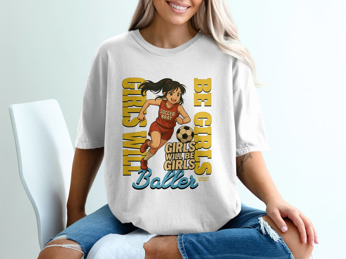 Girls Will Be Girls Baller Graphic Tee product