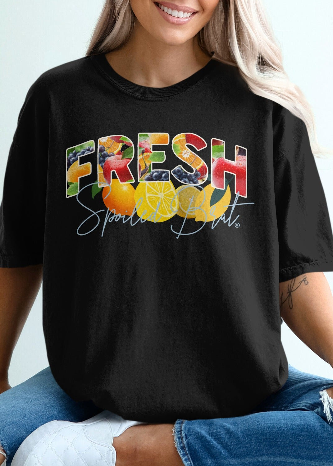 Fresh Squeezed Fruits Graphic Print T-Shirt product
