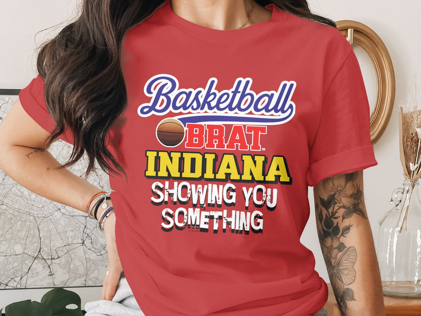 Basketball Brat Indiana Showing You Something T-shirt product