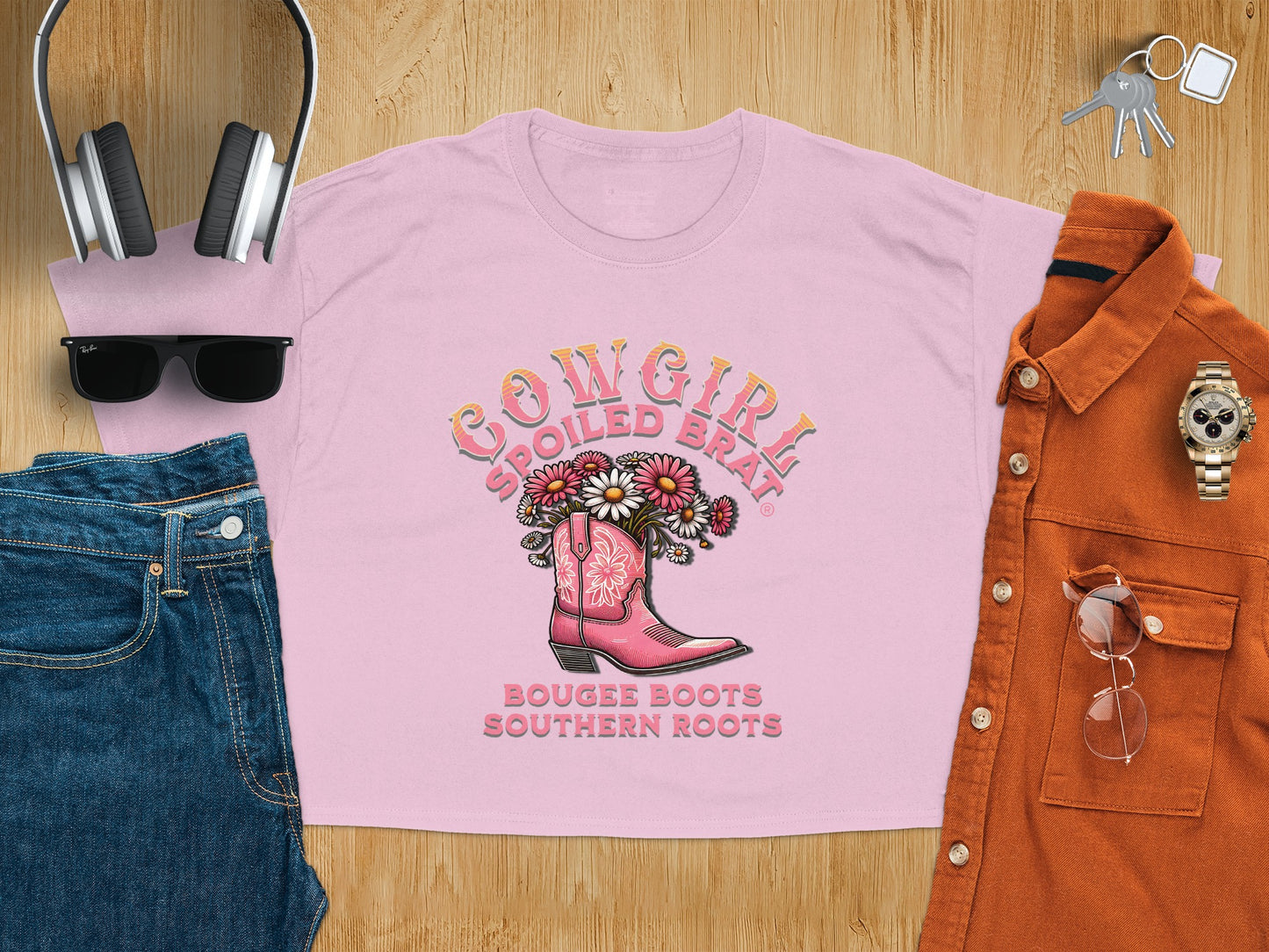 Cowgirl Spoiled Brat Bougie Boots Southern Roots product
