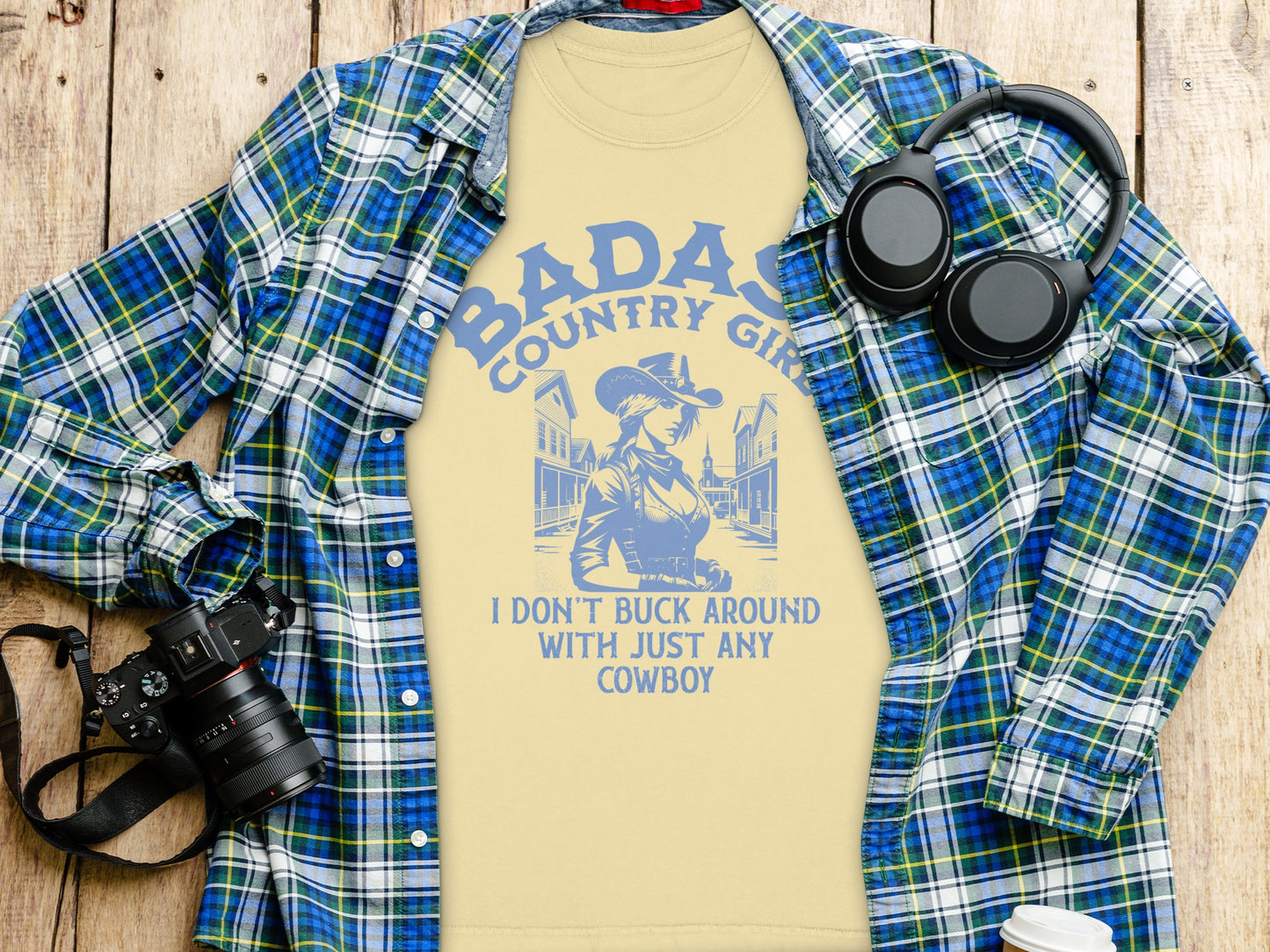 Badass Country Girl Graphic Tee product type