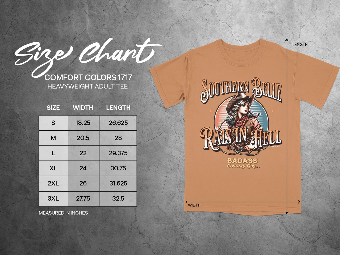 Southern Belle Rasin In Hell tee product