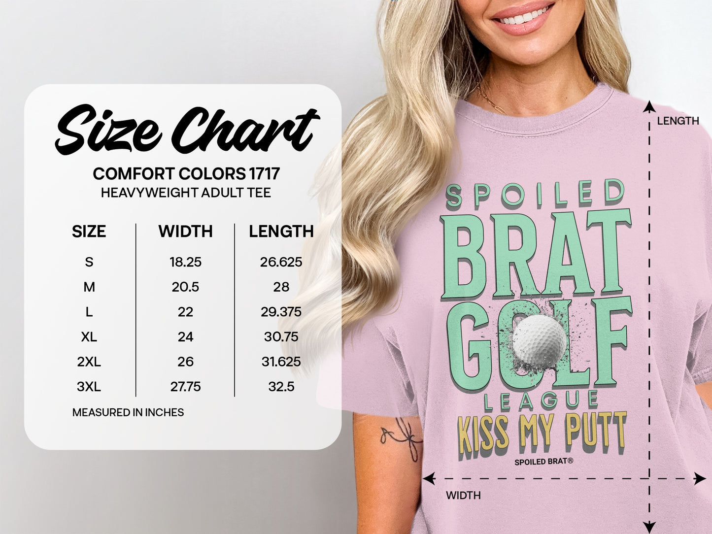 Spoiled Brat Golf League Kiss My Putt Tee product