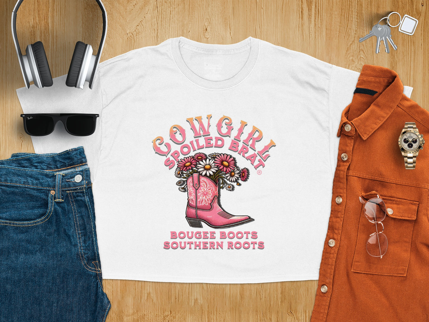 Cowgirl Spoiled Brat Boujee Boots Southern Roots product type