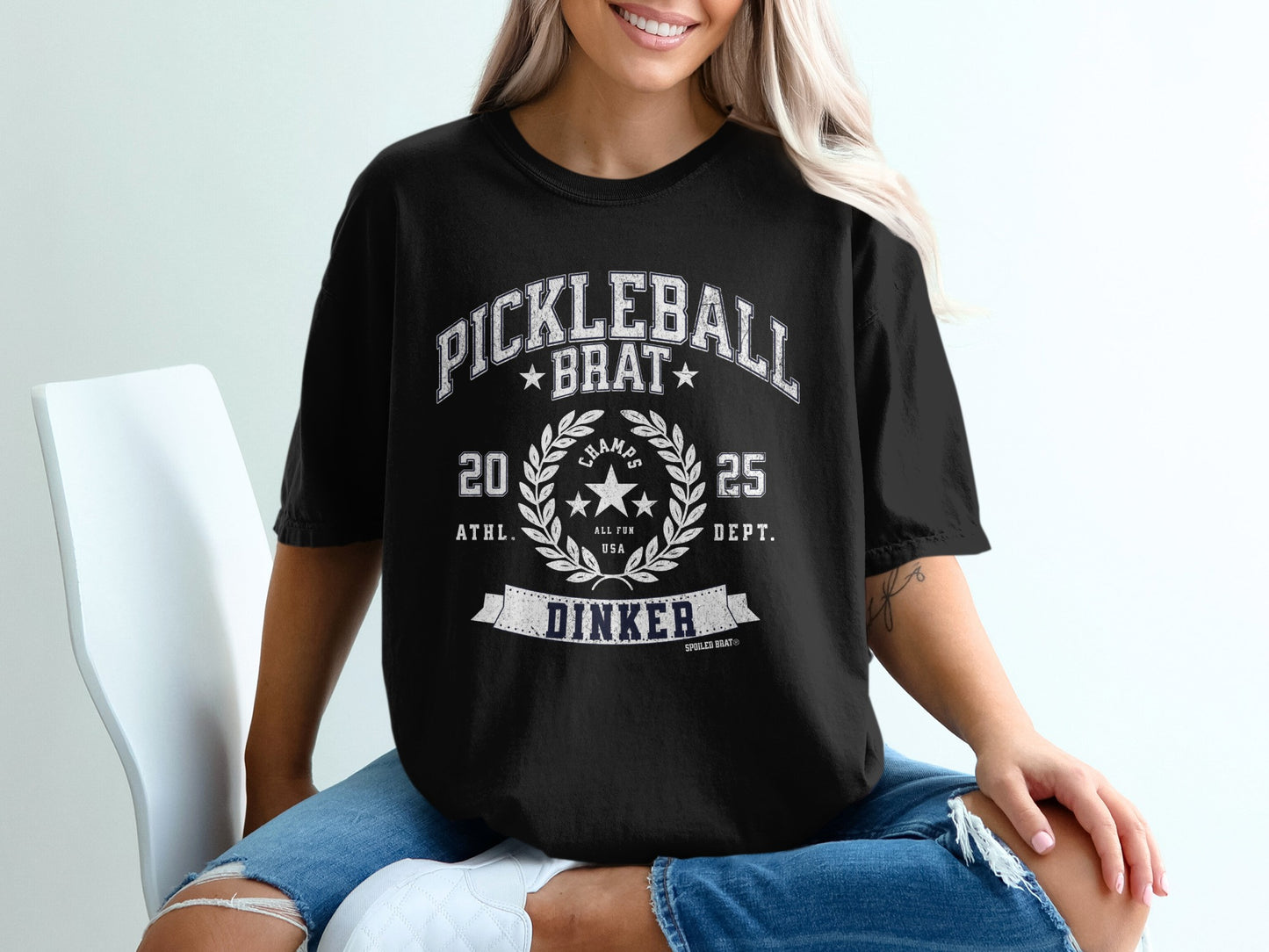 Pickleball Brat 2025 Dinker Athletic Dept T-shirt product type