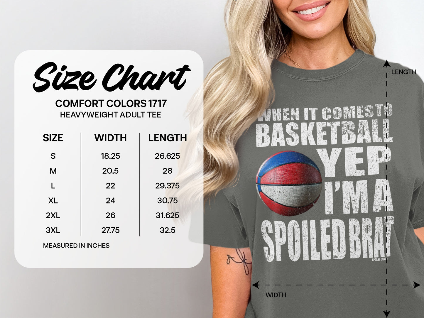 Basketball Spoiled Brat Graphic Tee product