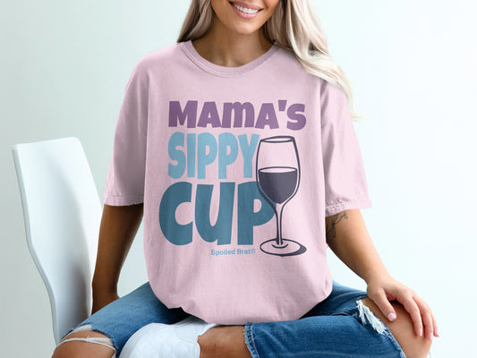Mama's Sippy Cup Spoiled Brat T-Shirt