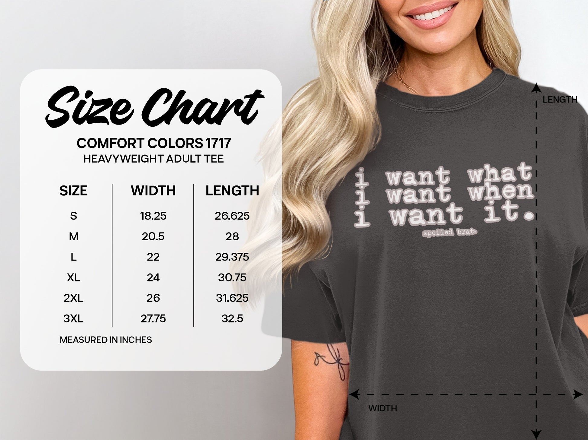 I Want What I Want When I Want It Graphic Tee Product