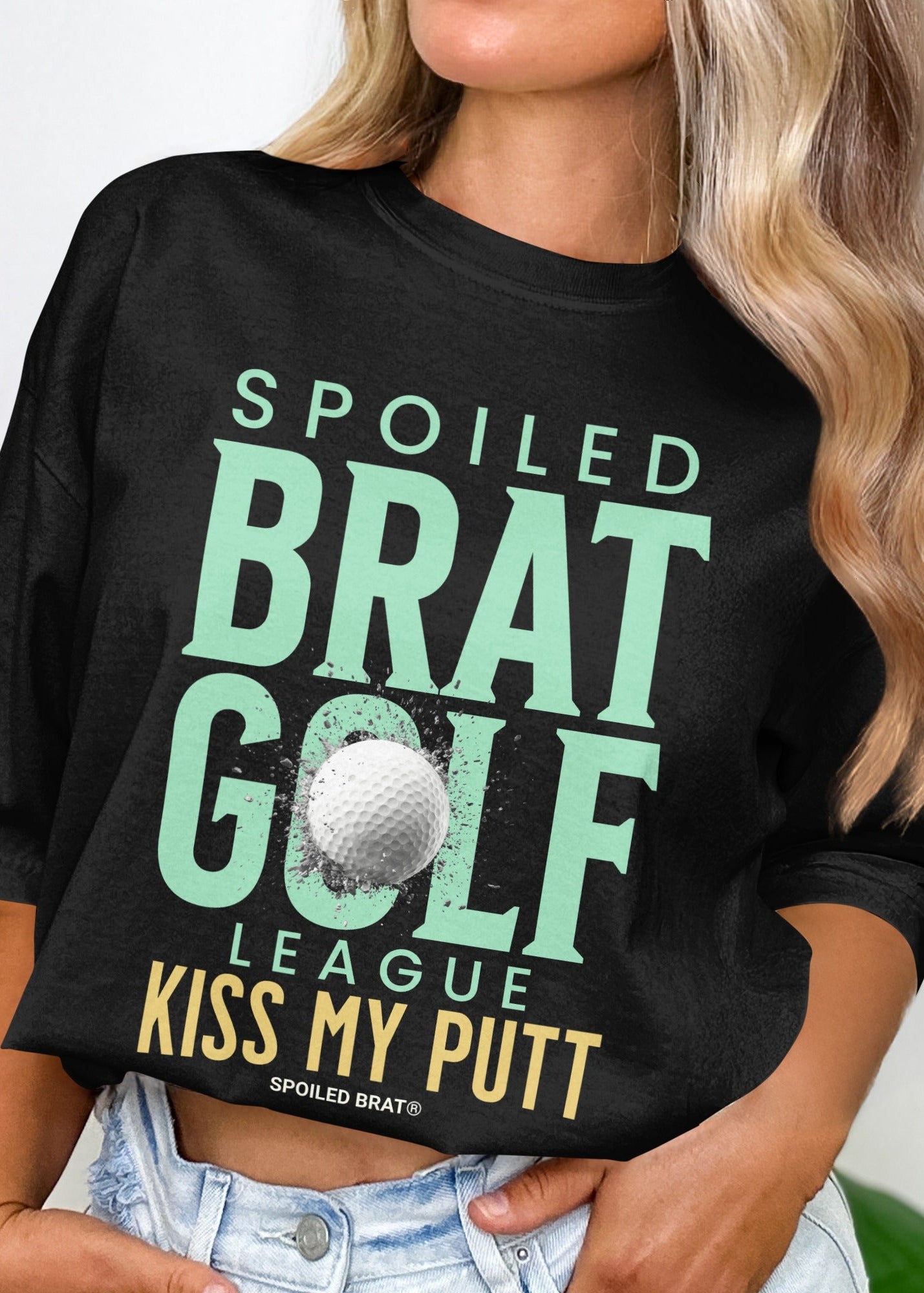 Spoiled Brat Golf League Kiss My Putt Graphic Tee product