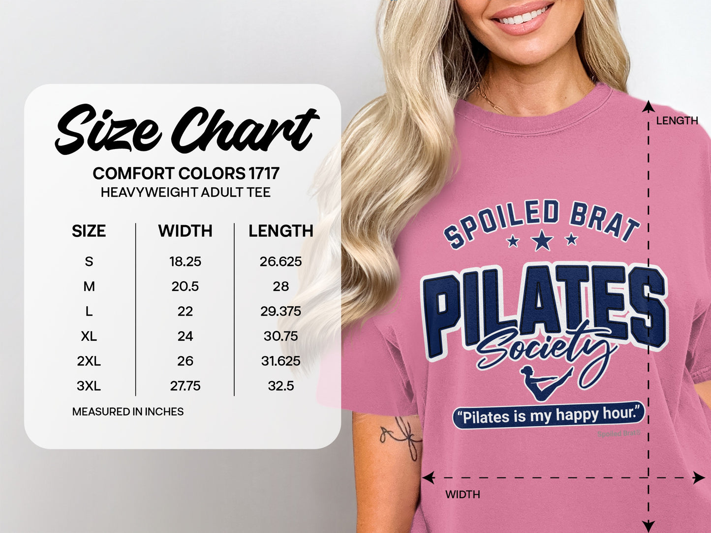 Spoiled Brat Pilates Society Heavyweight Adult Tee product
