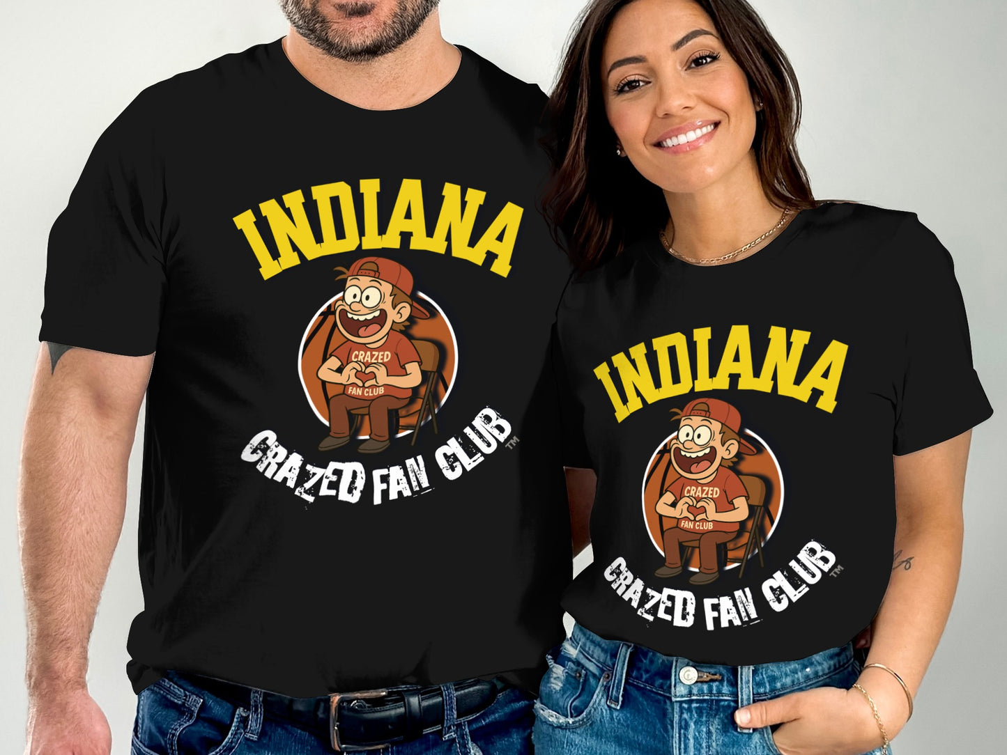 Indiana Crazed Fan Club Graphic Printed Shirt product