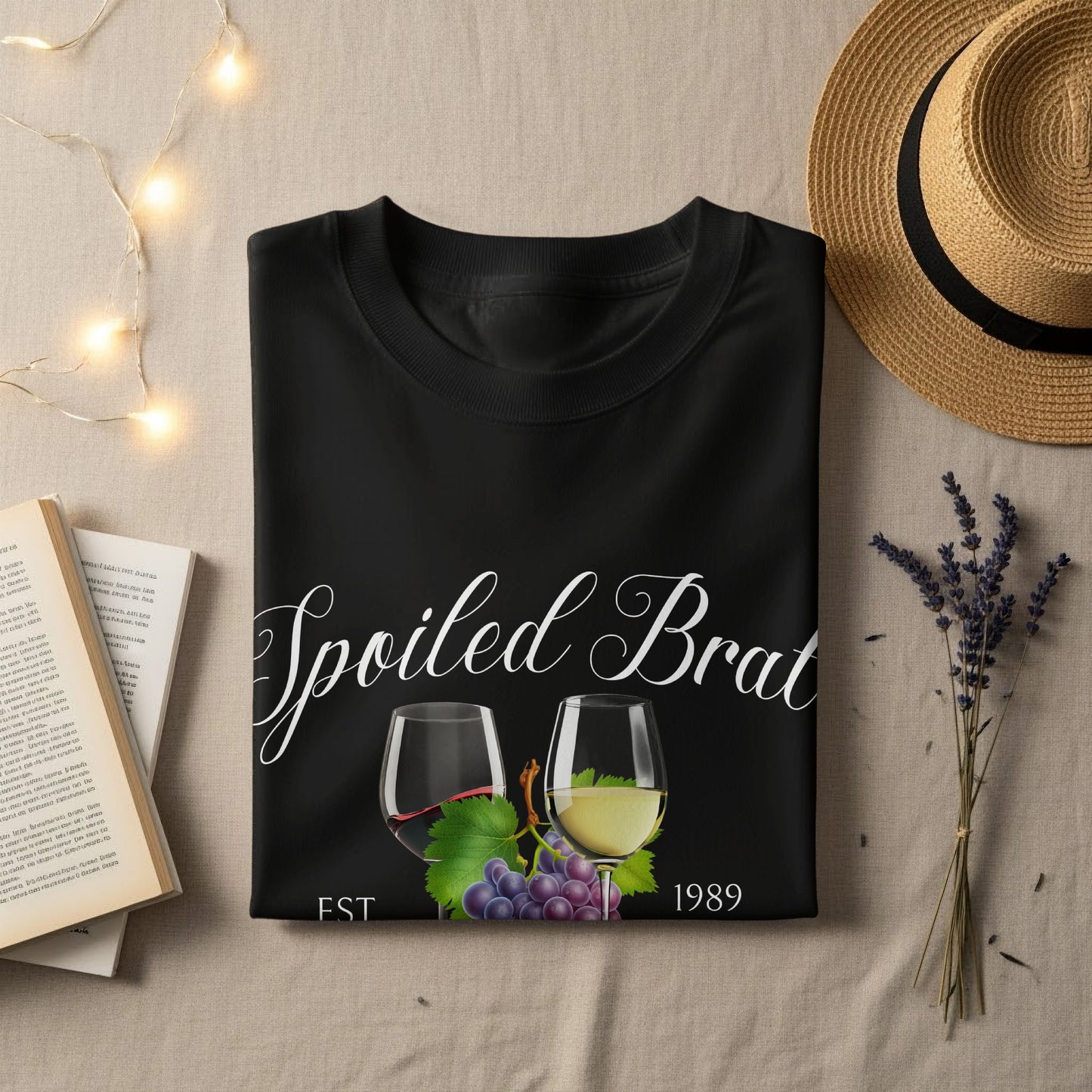 Spoiled Brat Wine Lover Graphic T-Shirt product type