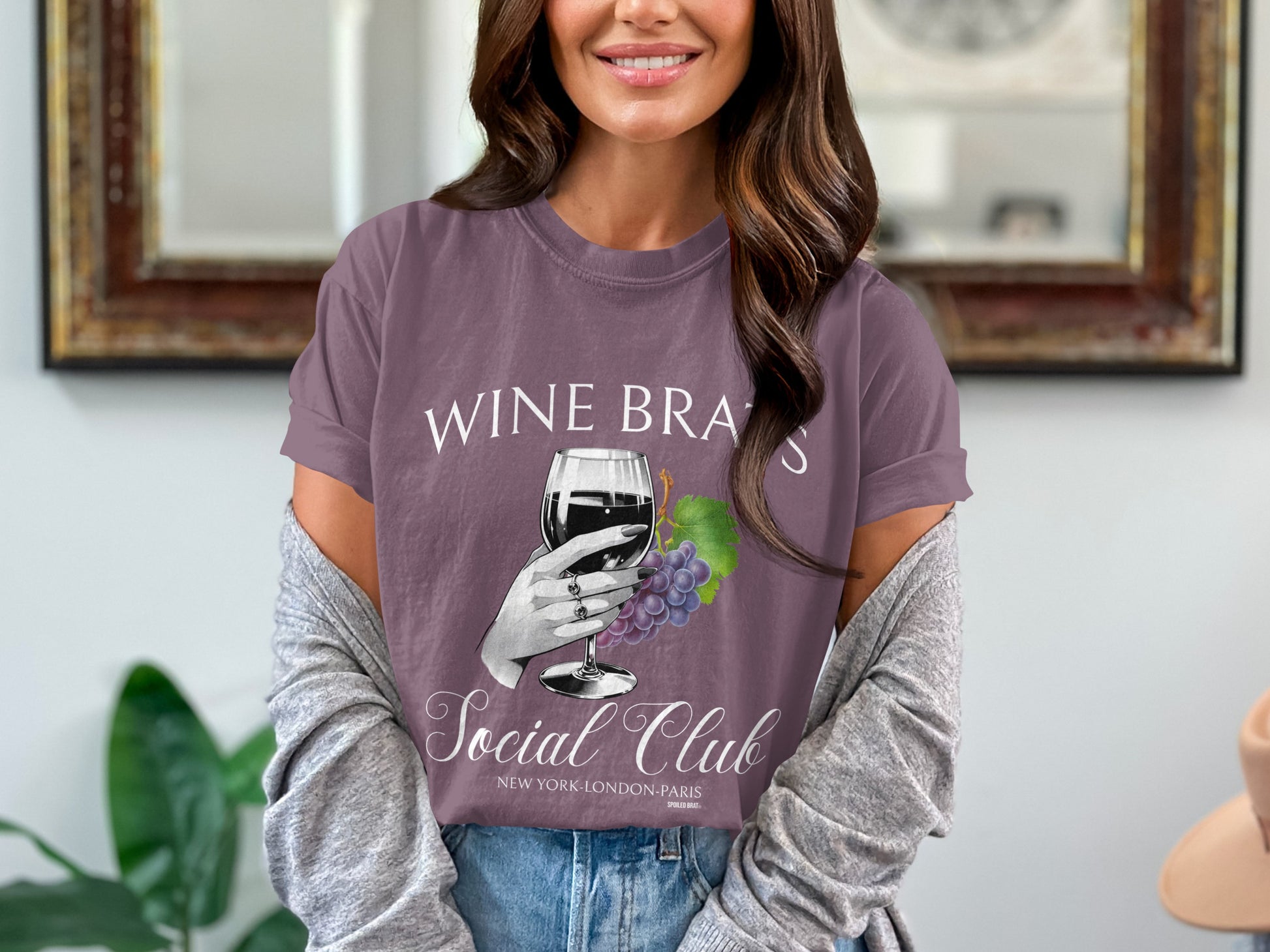 Wine Brats Social Club Graphic Print T-Shirt product