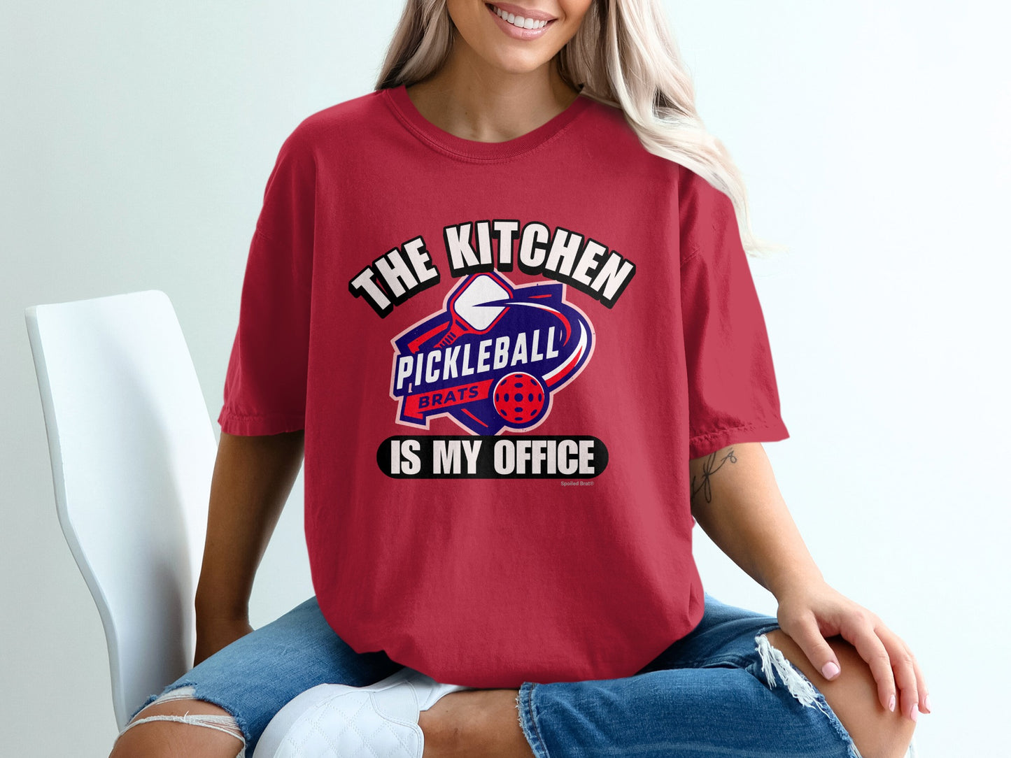 The Kitchen Is My Office Pickleball Brats Shirt