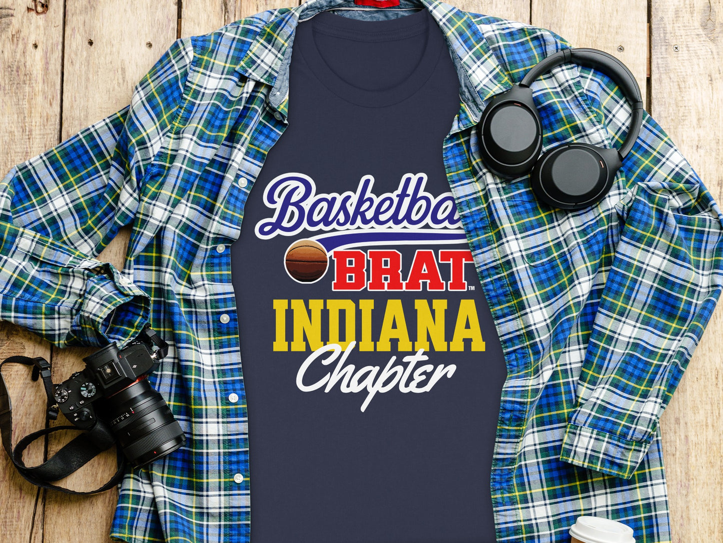 Basketball Brat Indiana Chapter graphic tee product