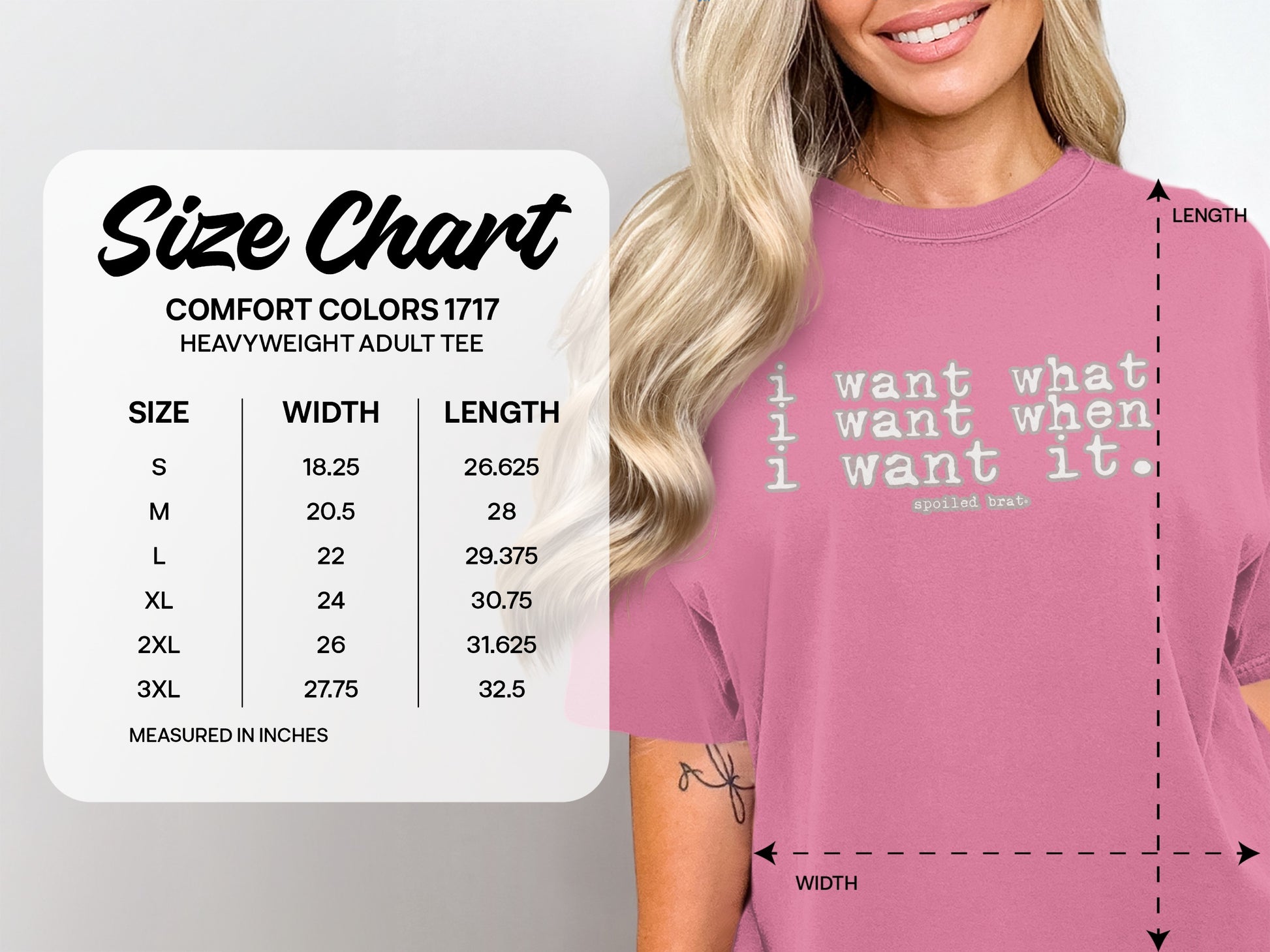 I Want What I Want When I Want It Tee product