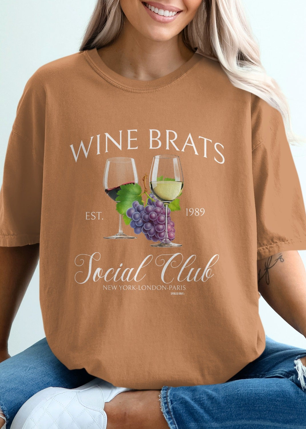 Wine Brats Social Club EST 1989 Graphic T-Shirt product