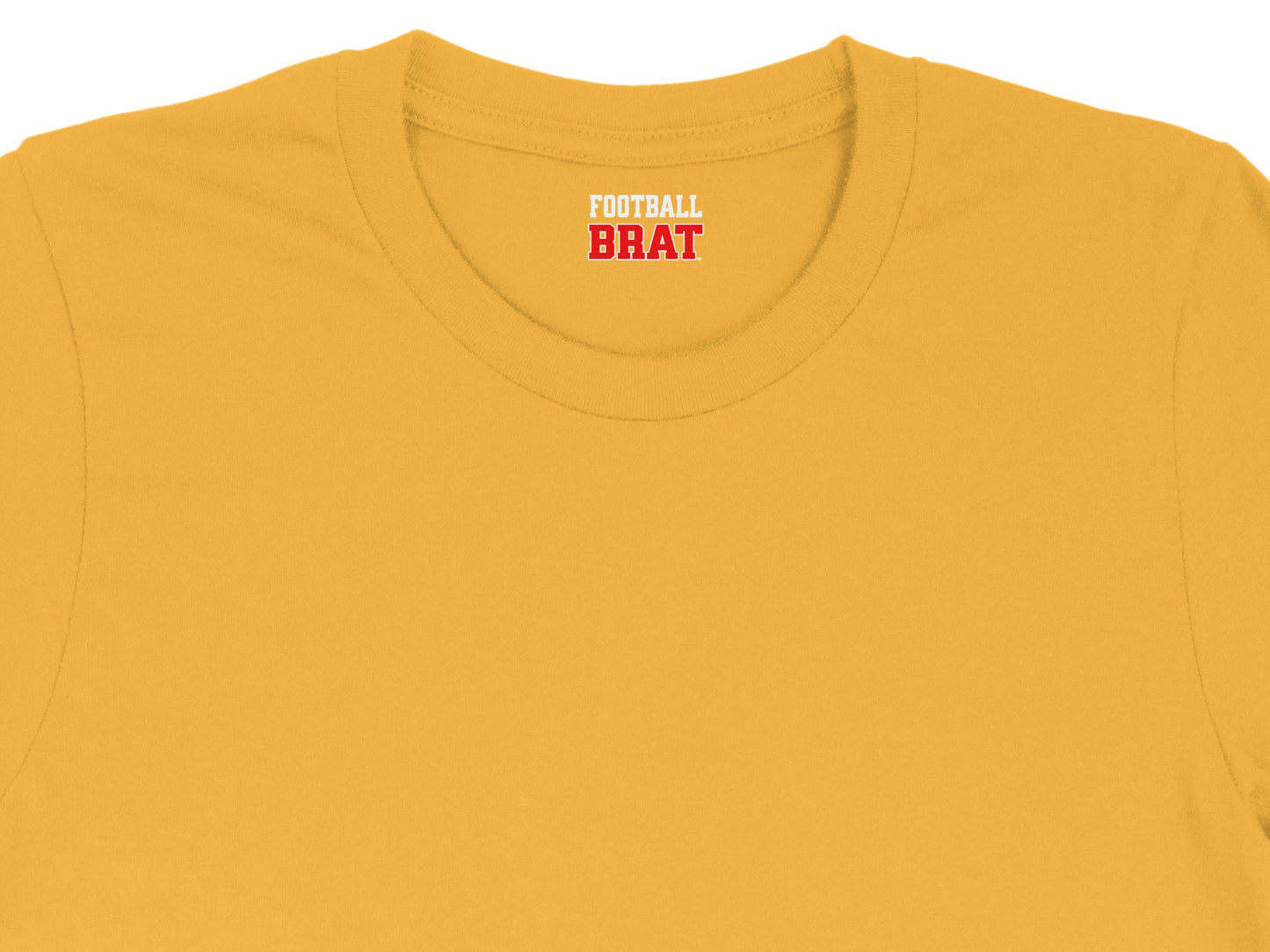 Football Brat Yellow Graphic Tee Shirt product type