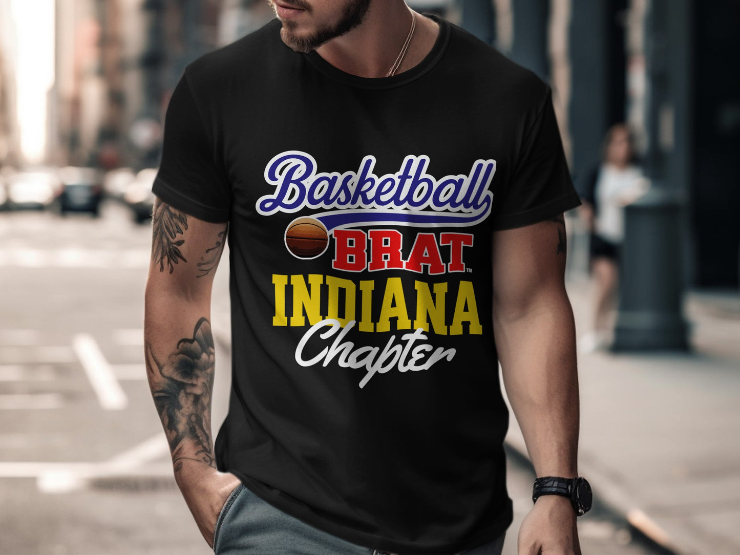 Basketball Brat Indiana Chapter Graphic T-shirt product