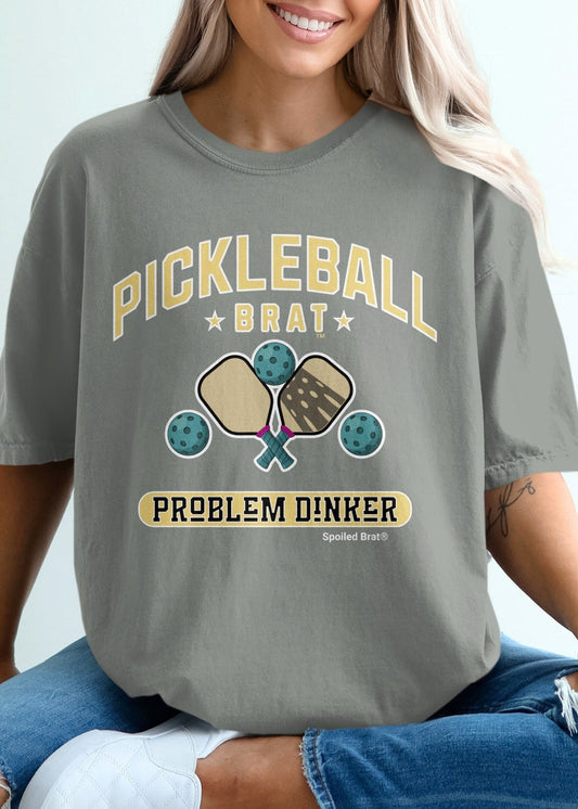 Pickleball Brat Problem Dinker Spoiled Brat T-Shirt