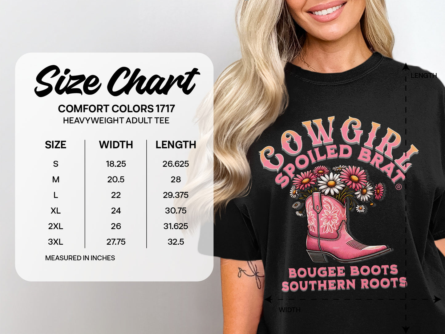 Cowgirl Spoiled Brat Boujee Boots Southern Roots product type