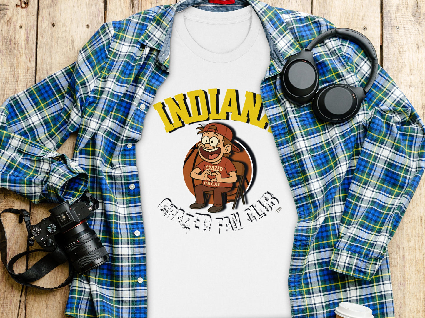 Indiana Crazed Fan Club Graphic T-Shirt product