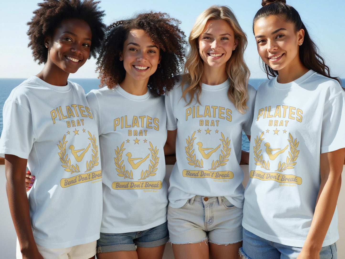 Pilates Brat Bend Don't Break Graphic Tee product