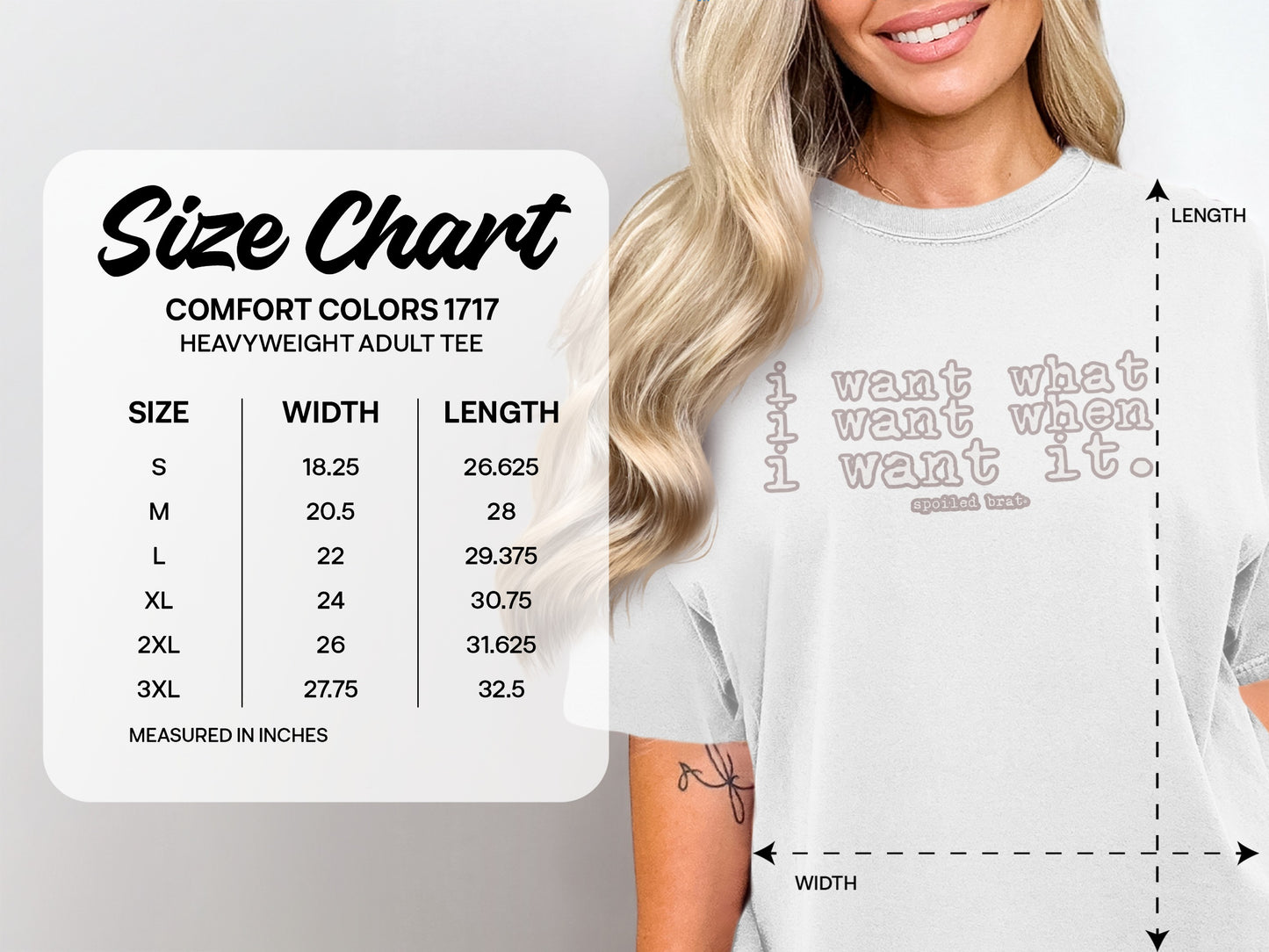Personalized Graphic Tee with I Want That Text product