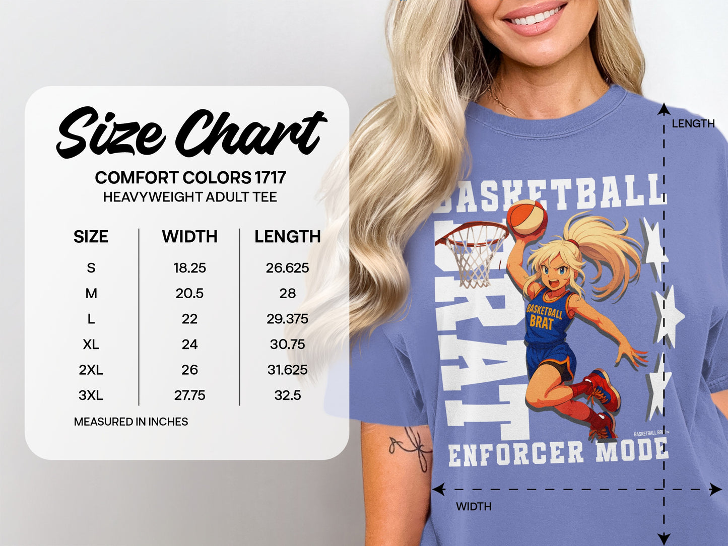 Basketball Enforcer Mode Graphic Adult Tee product