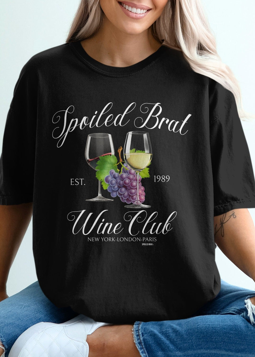 Spoiled Brat Wine Club Graphic Tee 1989 product type
