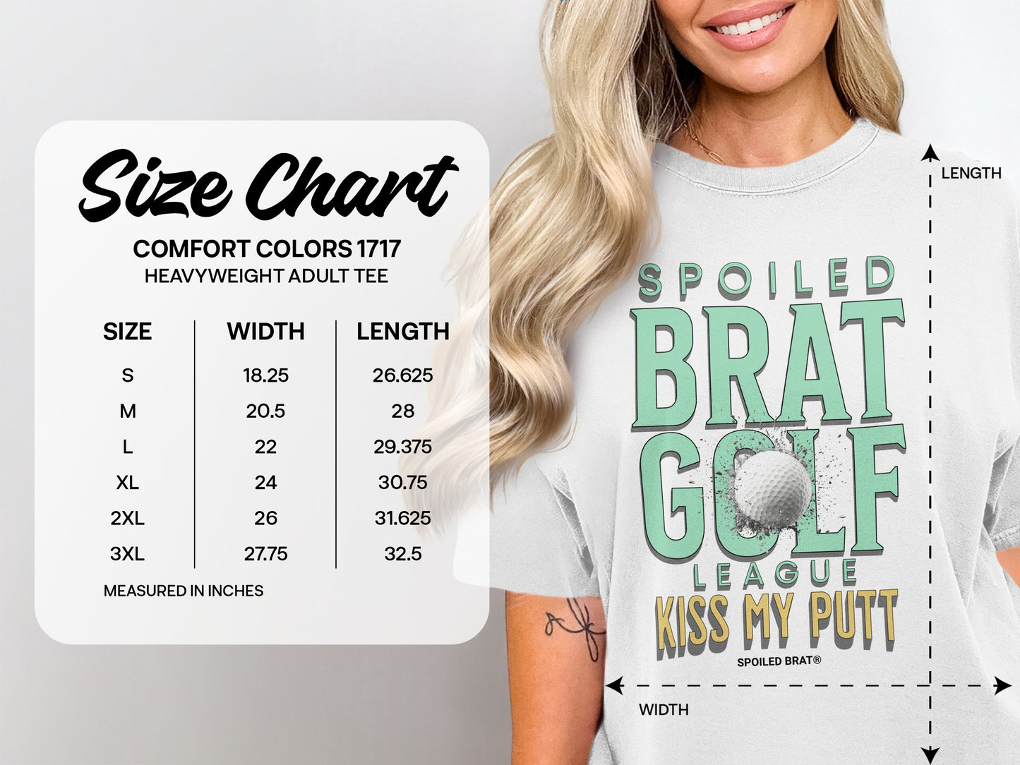Spoiled Brat Golf League Kiss My Putt Tee product