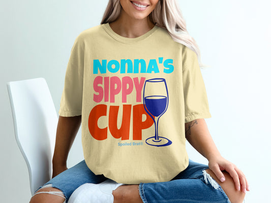 Nonna's Sippy Cup Spoiled Brat® T-shirt