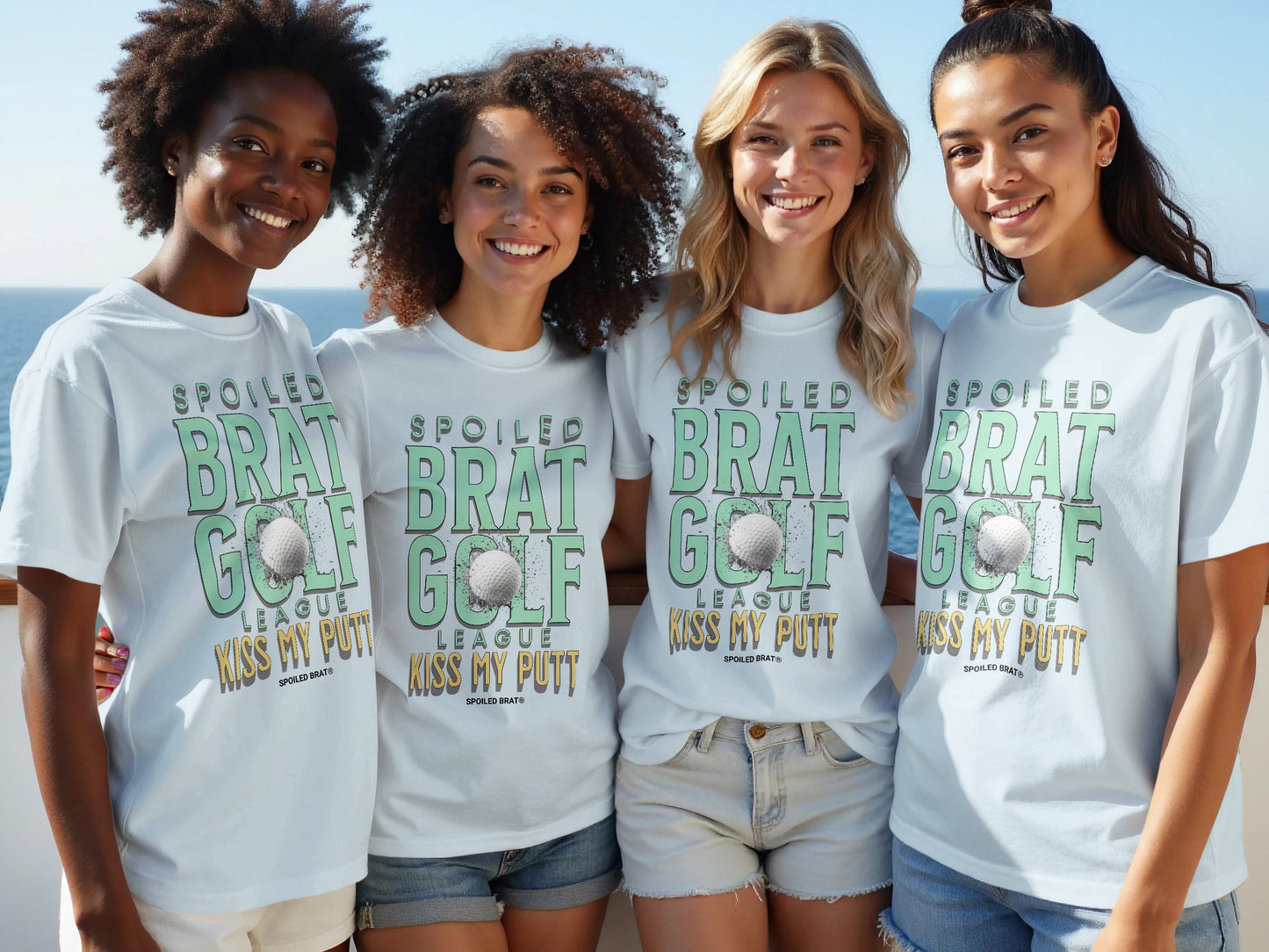 Spoiled Brat Golf League Kiss My Putt T-shirt product type