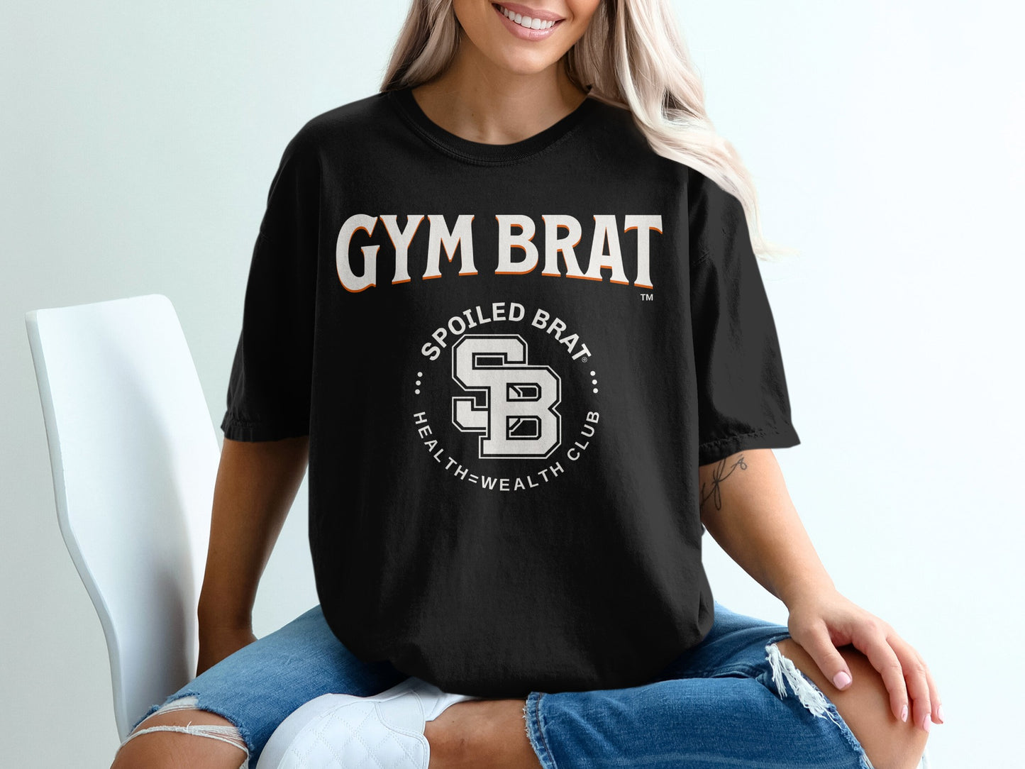 Gym Brat Spoiled Brat Health Wealth Club t-shirt product type