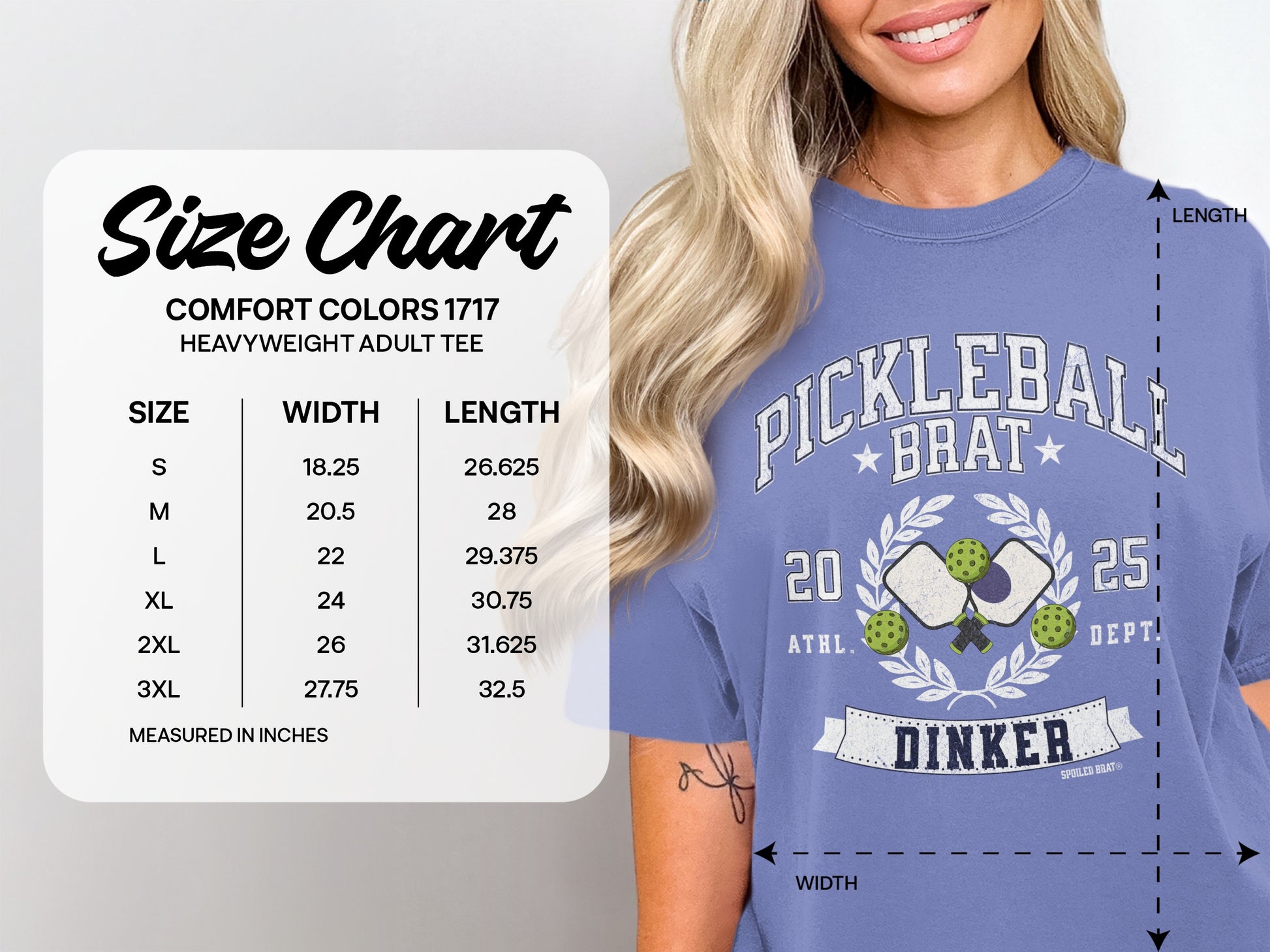 Pickleball Brat Dinker Graphic Tee product type