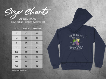 Wine Brats Social Club Hooded Sweatshirt Product