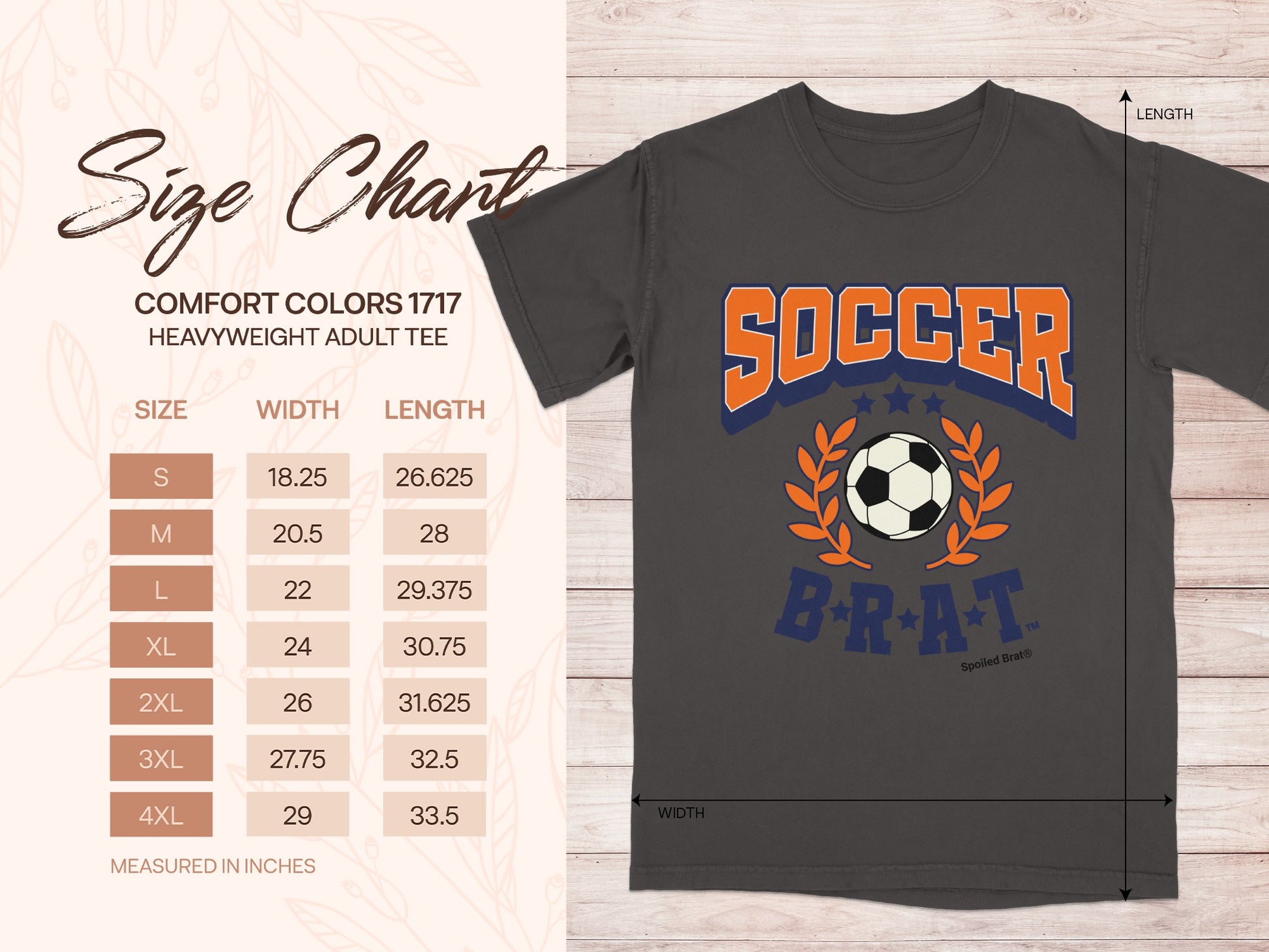 Soccer Brat Spoiled Brat Tee for Adults
