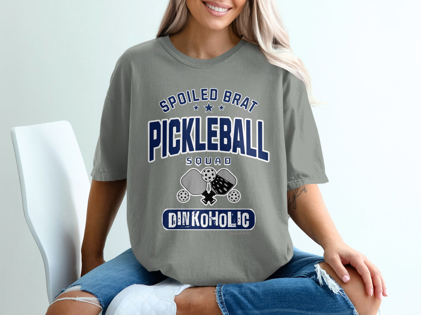 Spoiled Brat Pickleball Squad Dinkoholic T-Shirt