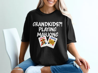 GRANDKIDS?! PLAYING MAHJONG Joker Fun Game product type