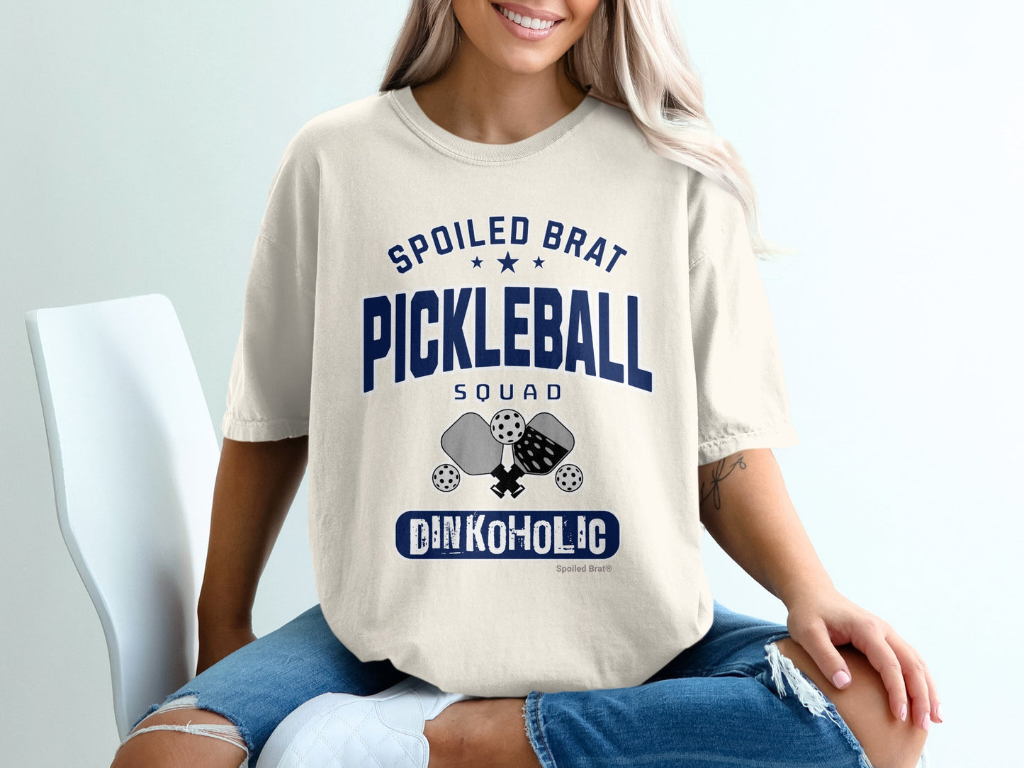 Spoiled Brat Pickleball Squad Dinkoholic T-Shirt