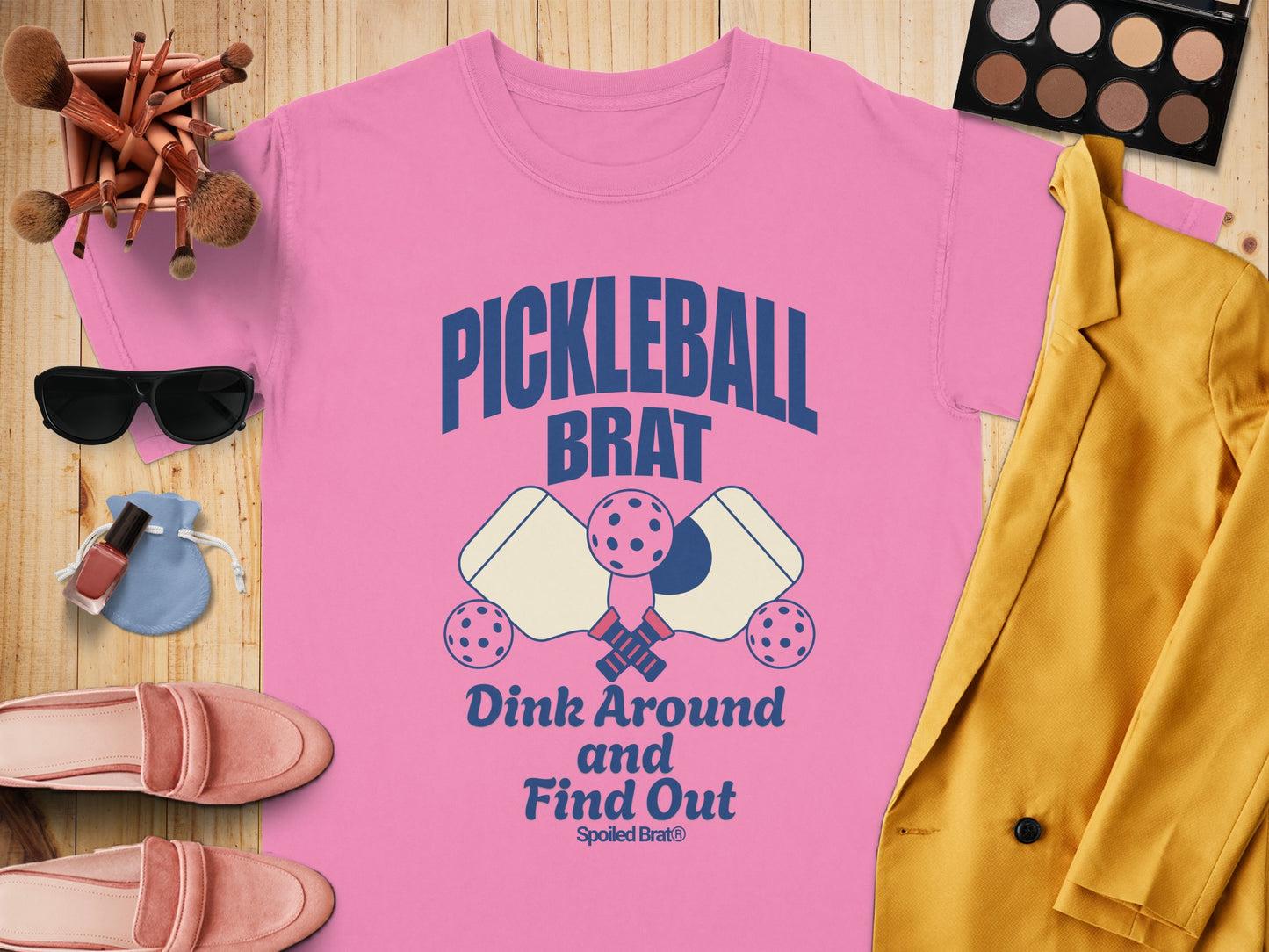 Pickleball Brat Dink Around and Find Out T-shirt